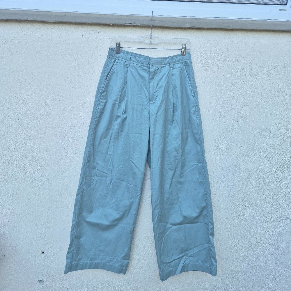 NWOT Wide Leg High Rise Baggy Pants Size 6 90s Style Hip Hop Grunge Collegiate